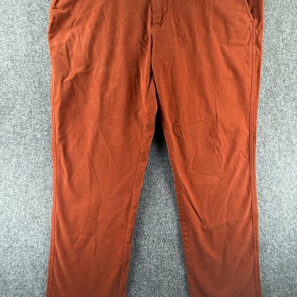 NWT Cremieux Soho Peach Orange 40x30 Pants Chino Twill Comfort Stretch Men - Picture 4 of 14